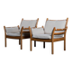 Illum Wikkelsø - Silkeborg 'Genius' easy chairs