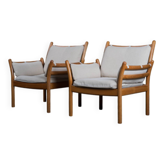 Illum Wikkelsø - Silkeborg 'Genius' easy chairs