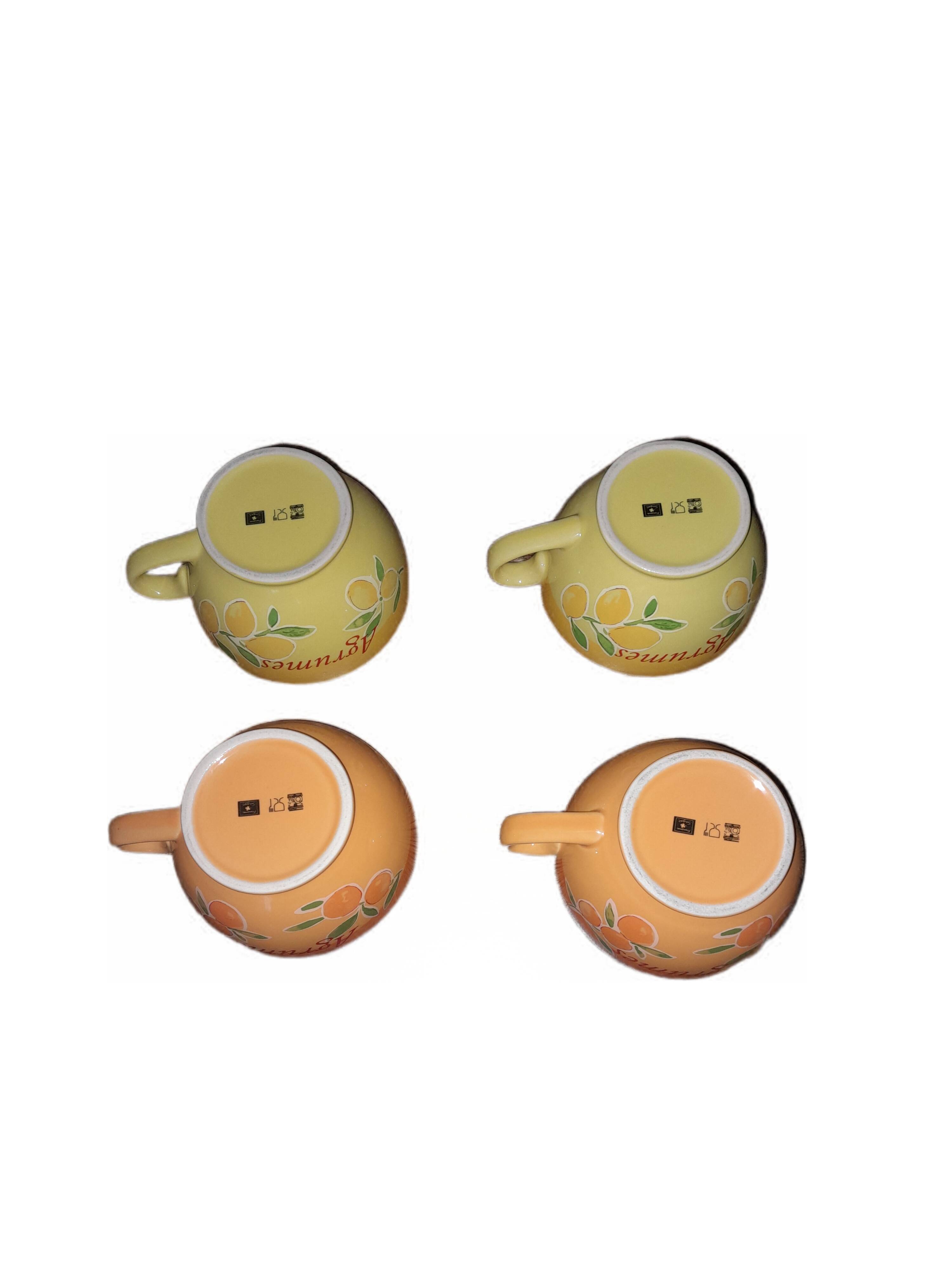 Set of 4 vintage mugs