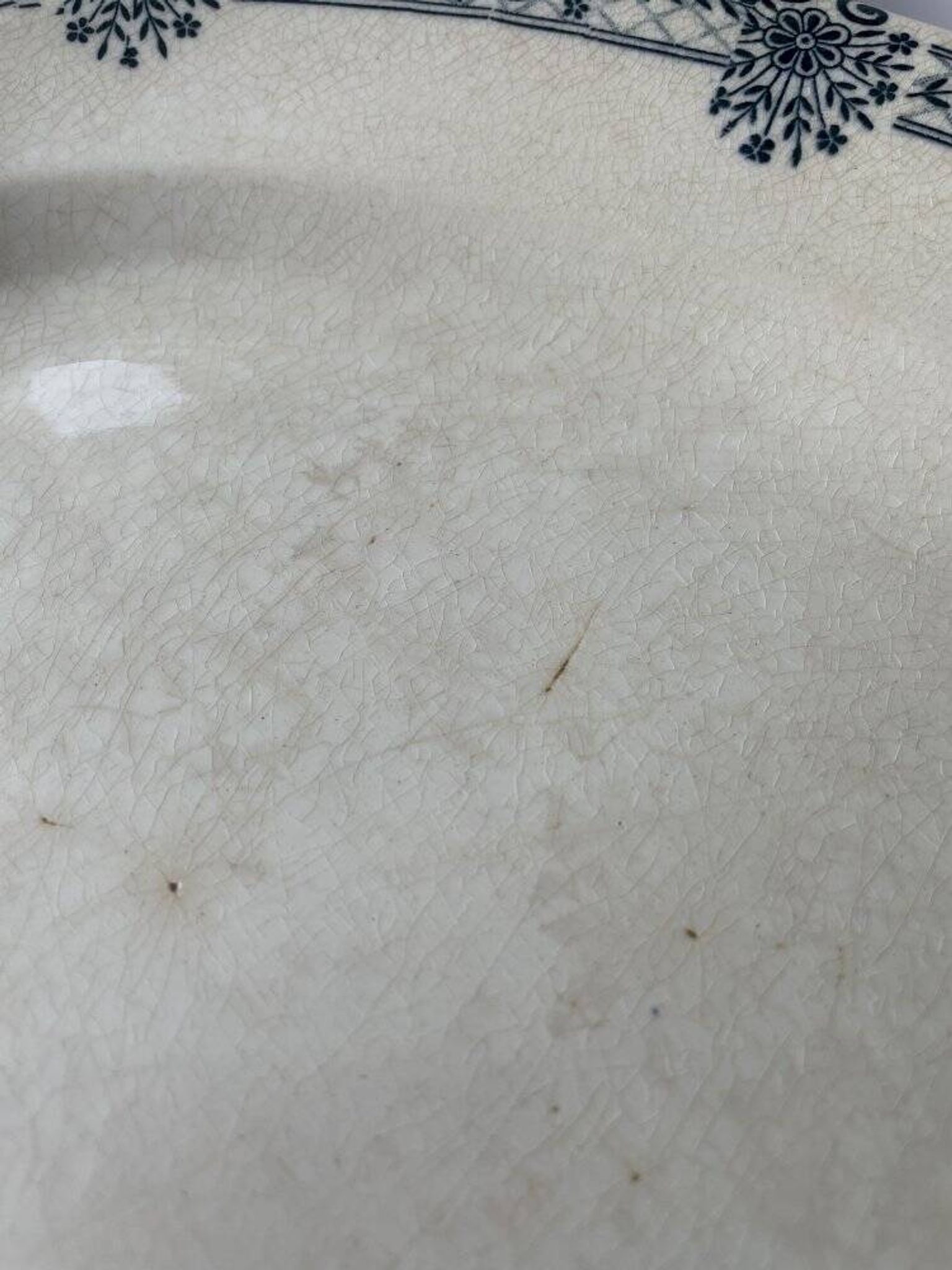 Plat de service ovale Salins en terre de fer