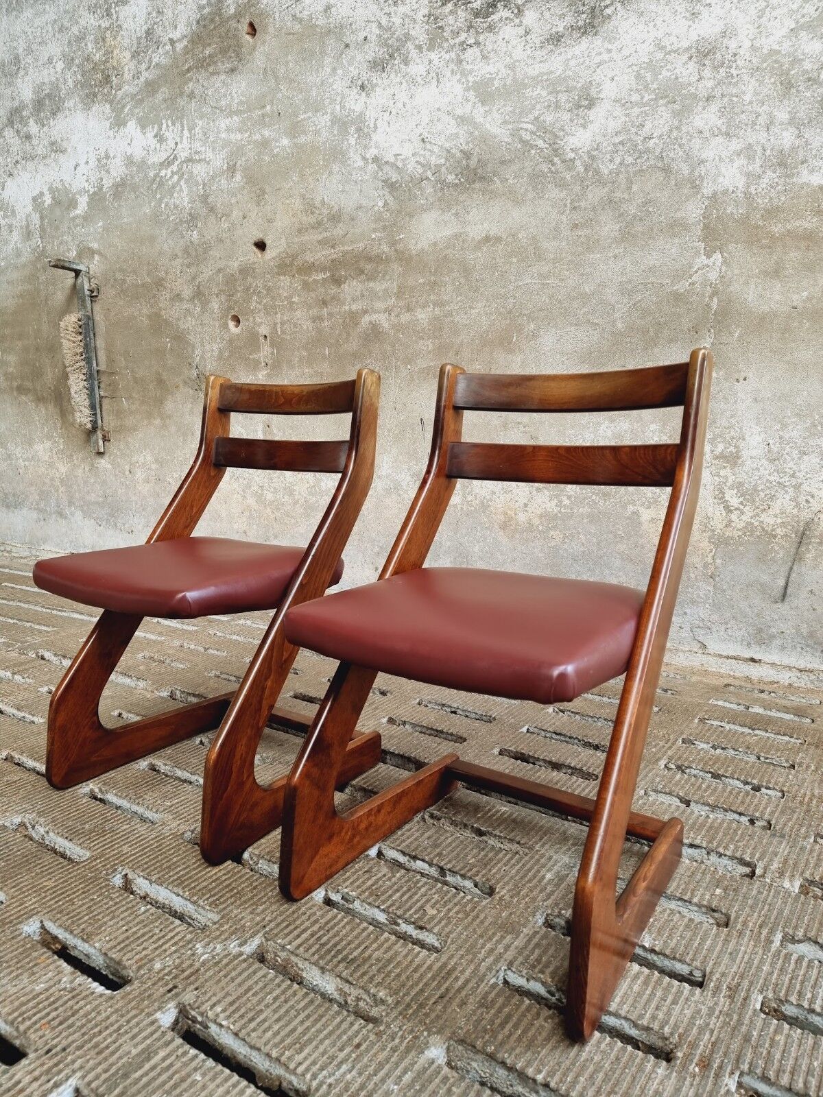 Vintage design chairs set Mid Century