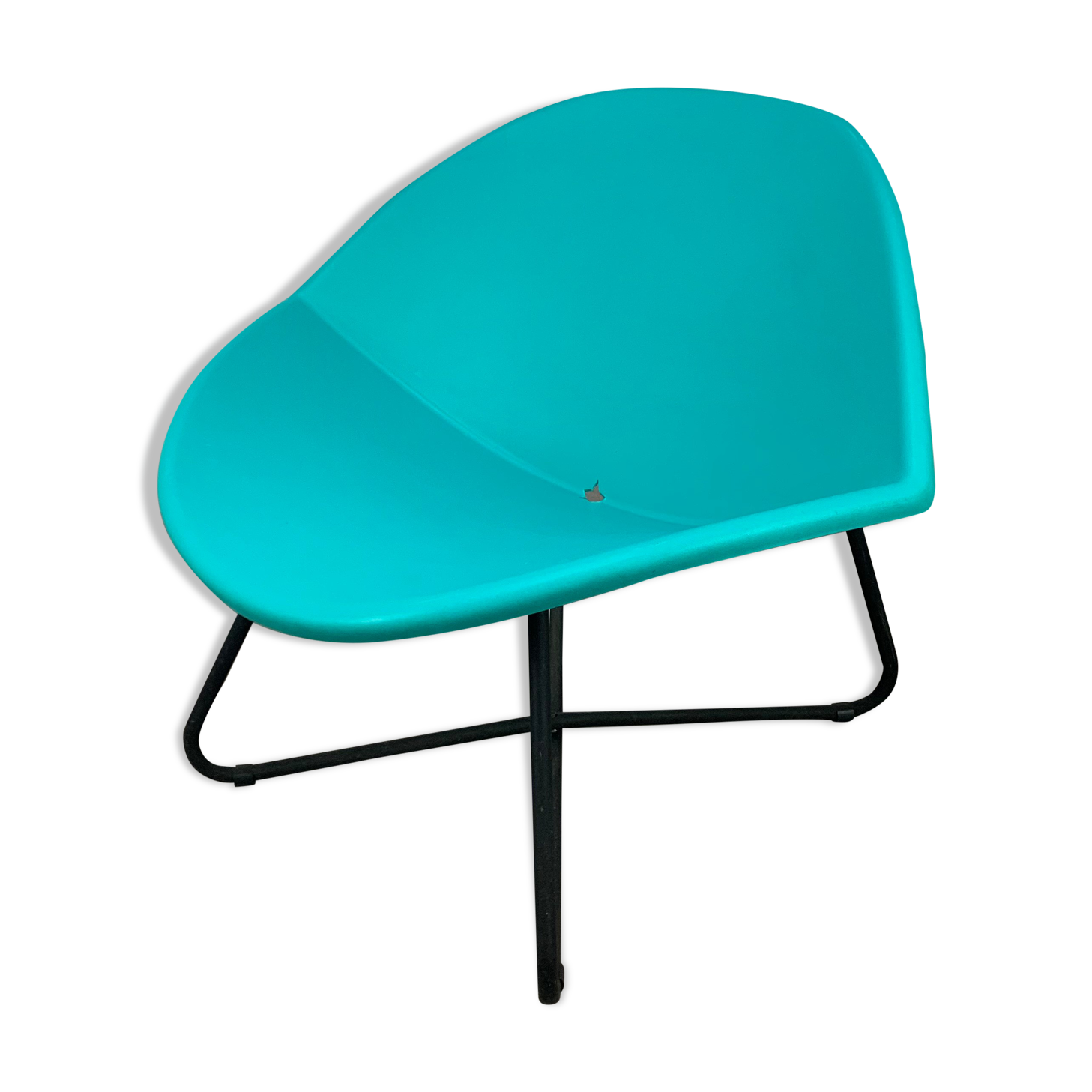 Armchair Niels Gammelgaard model Lips for Ikea blue, green