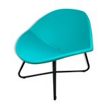 Fauteuil de Niels Gammelgaard modèle Lips pour Ikea bleu, vert