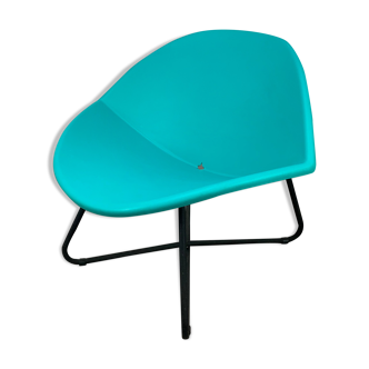 Fauteuil de Niels Gammelgaard modèle Lips pour Ikea bleu, vert