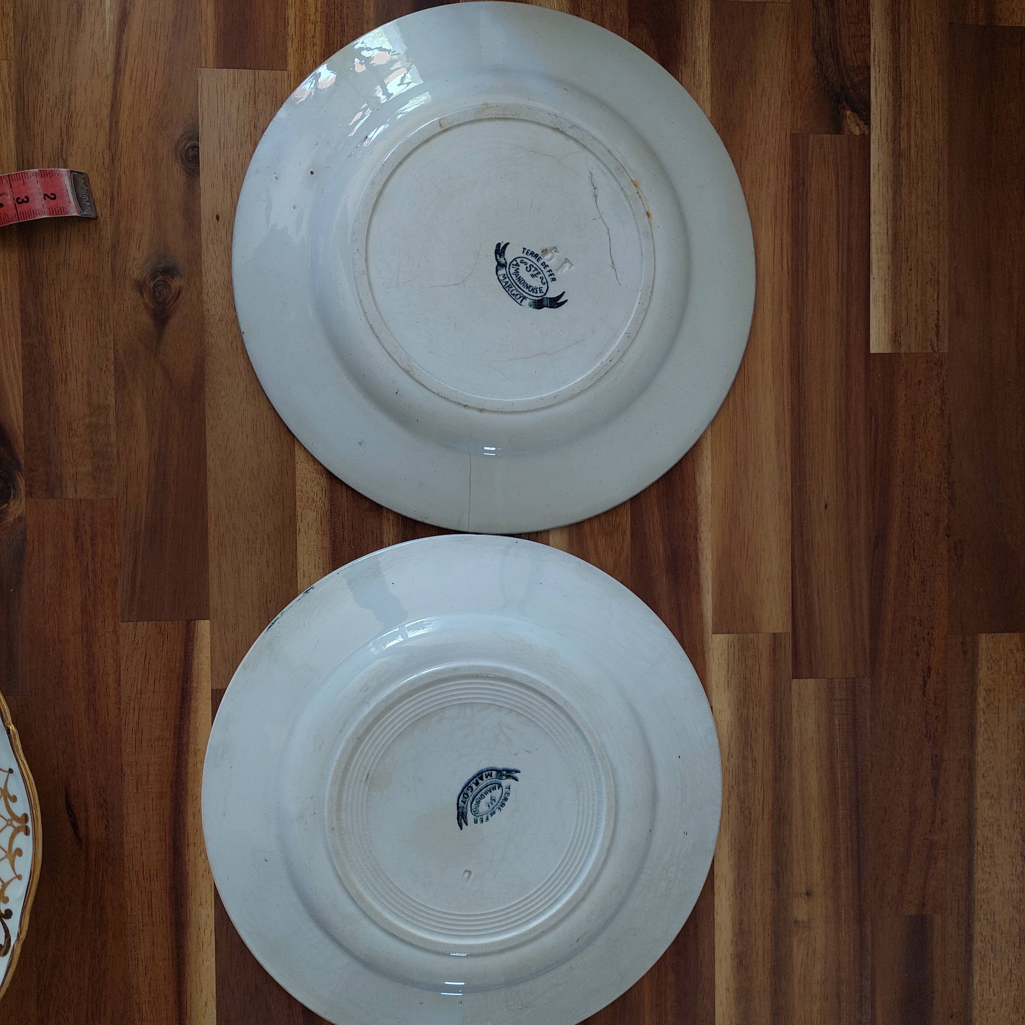 Set of 3 iron earth plates