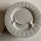 Set de 6 assiettes à asperges en porcelaine 1960