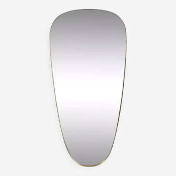 Rear view mirror and free form brass outline