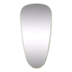 Rear view mirror and free form brass outline