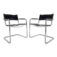 Set of two cantilever chairs, italy