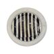 Black and white marble inlays ashtray, Casigliani Italy, 1970s