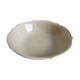 Beige opaque porcelain bowl