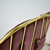 Midcentury set of four dining chairs, italy, 1970s