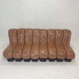 De Sede Ds-600 "Non Stop" Snake Shaped Modular Sofa, 1980's