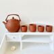 Terracotta tea and rattan teapot 4 cups