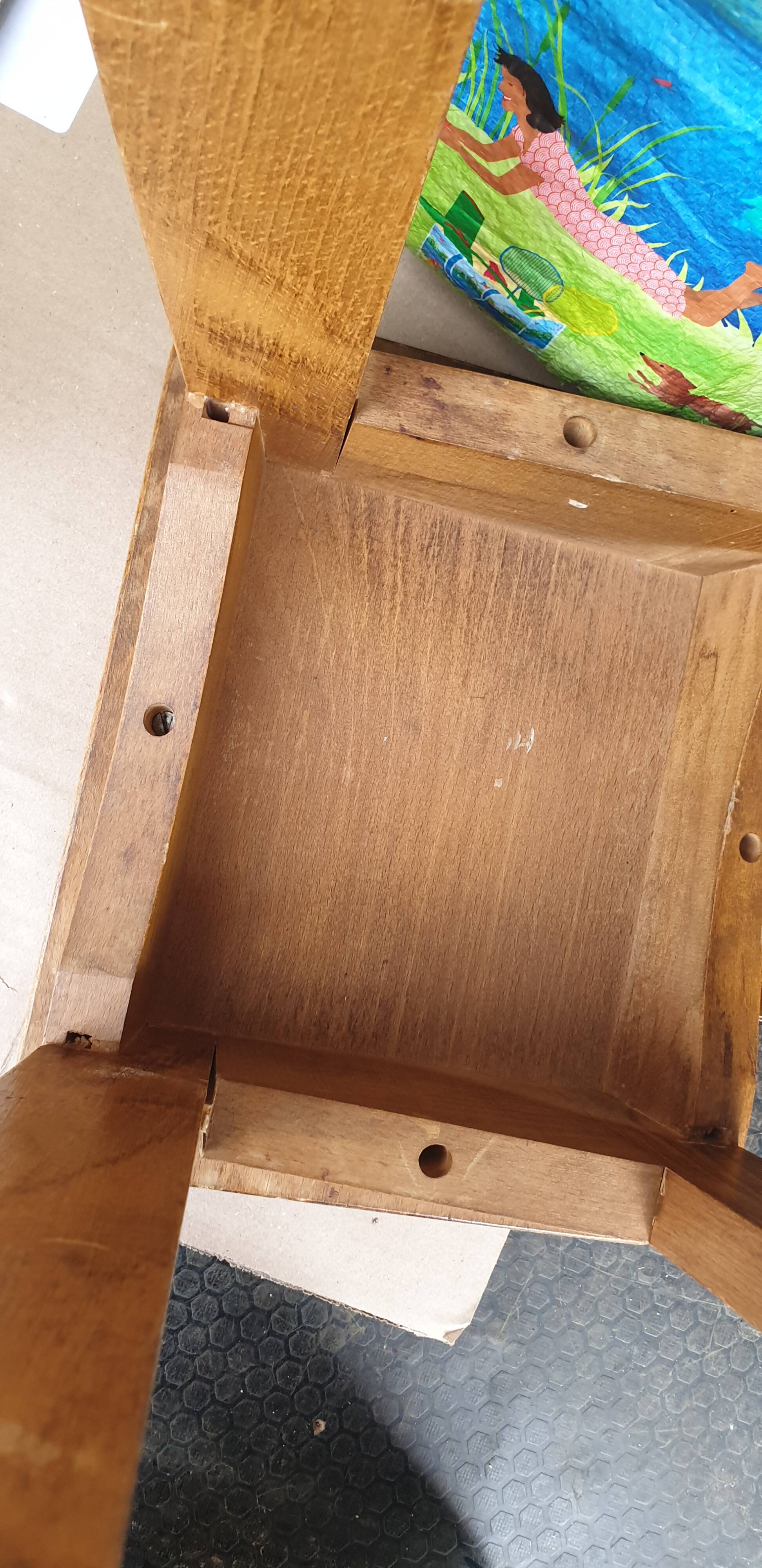 4 tabourets bas desing  années 50