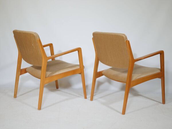 Ensemble de chaises longues des années 1970 au design scandinave