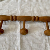 Wooden hook 3 branches