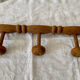 Wooden hook 3 branches