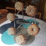 Suspension chandelier RAAK vintage years 70 space age
