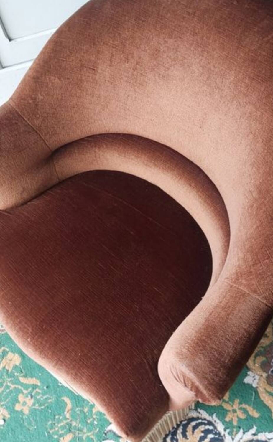 Paire de fauteuils crapaud