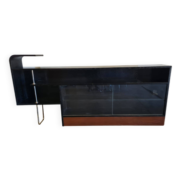 Functionalist Sideboard / Bookcase with Shelves, Czechoslovakia, 1930s