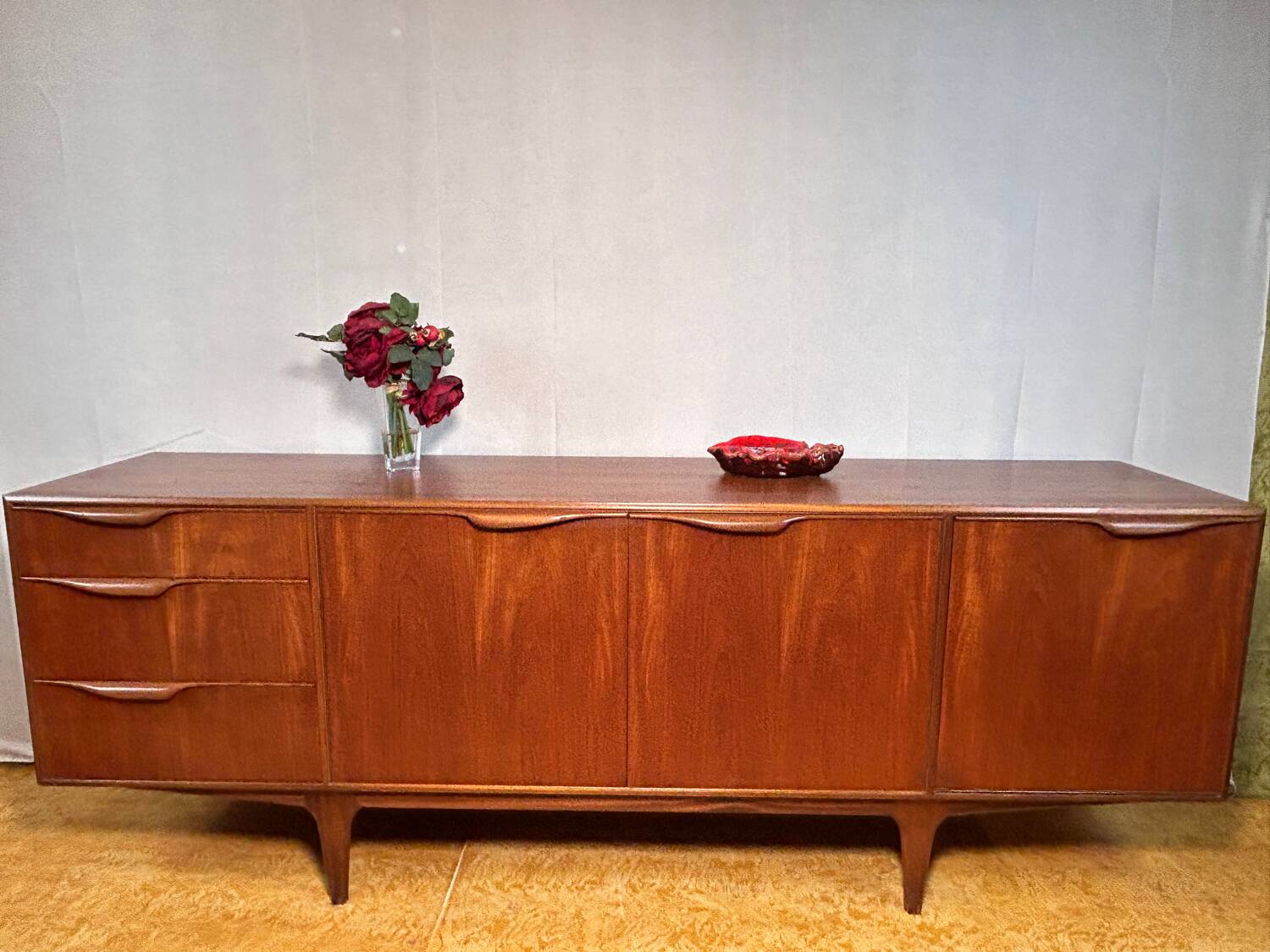 Mid century retro vintage teak McIntosh sideboard 1960 Dunvegan