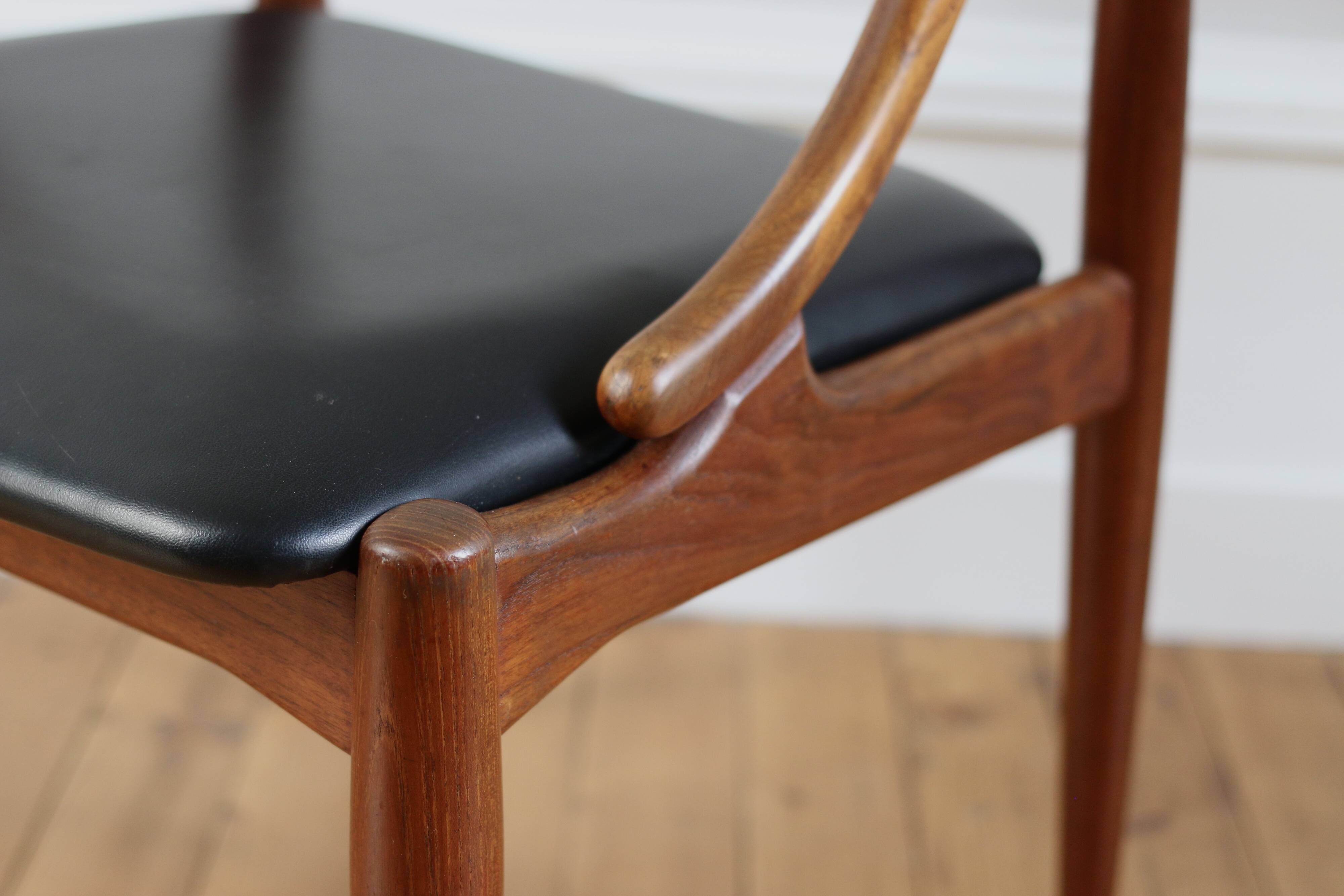 Vintage Scandinavian teak chair by Johannes Andersen, 1960