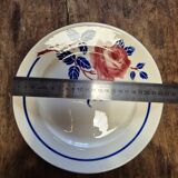 K&G Lunéville flat plates model Chantal set of 3 Art Nouveau style