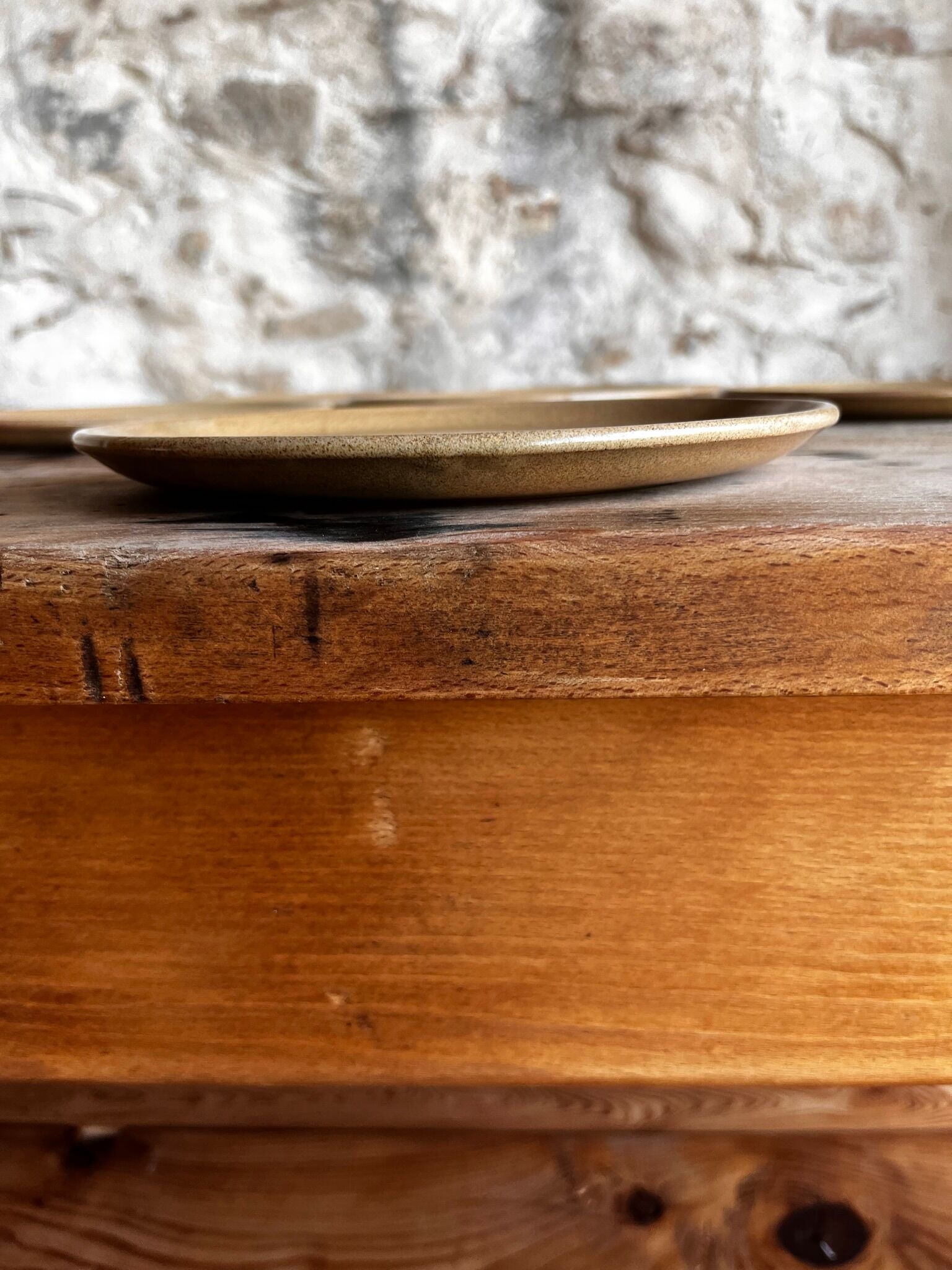 6 dessert plates Sarreguemines Atelier d'Art de Lorraine