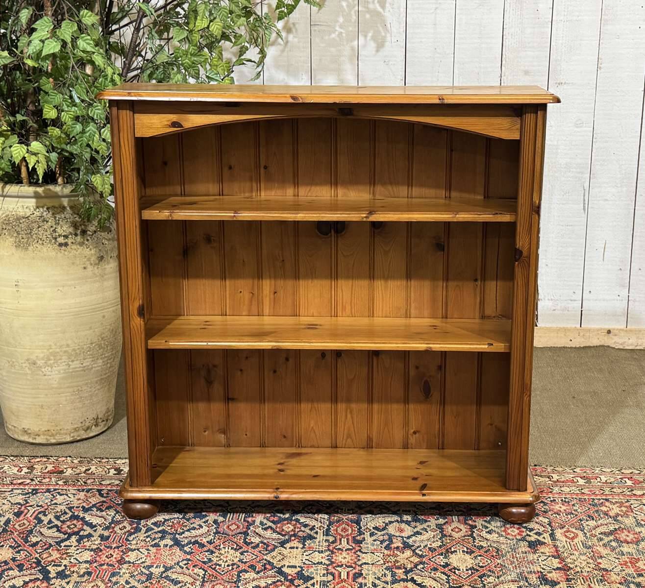 Etagère bibliothèque en sapin des années 1980