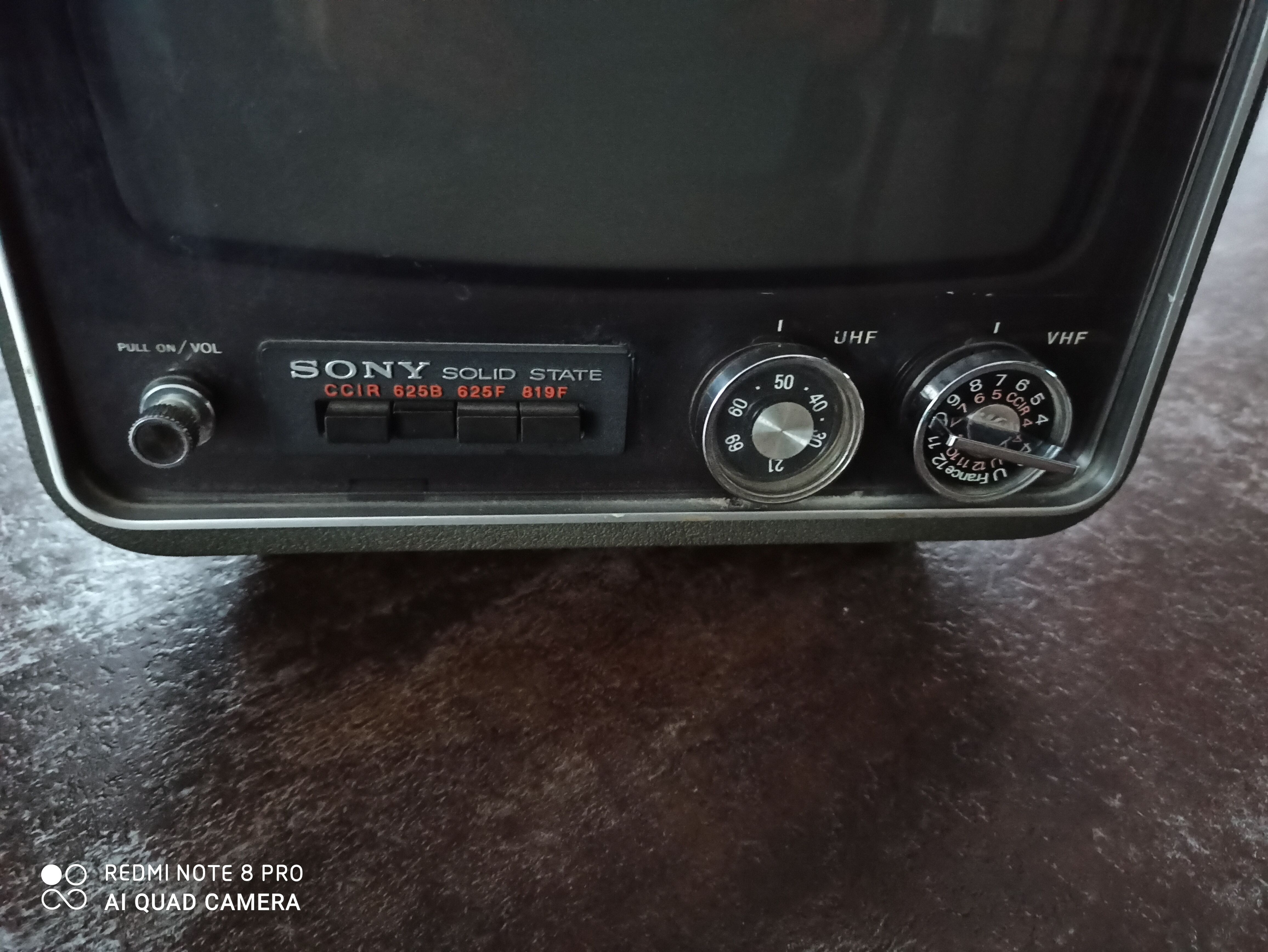 Sony vintage laptop television, Solid State 70s