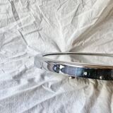 Vintage round mirror tray