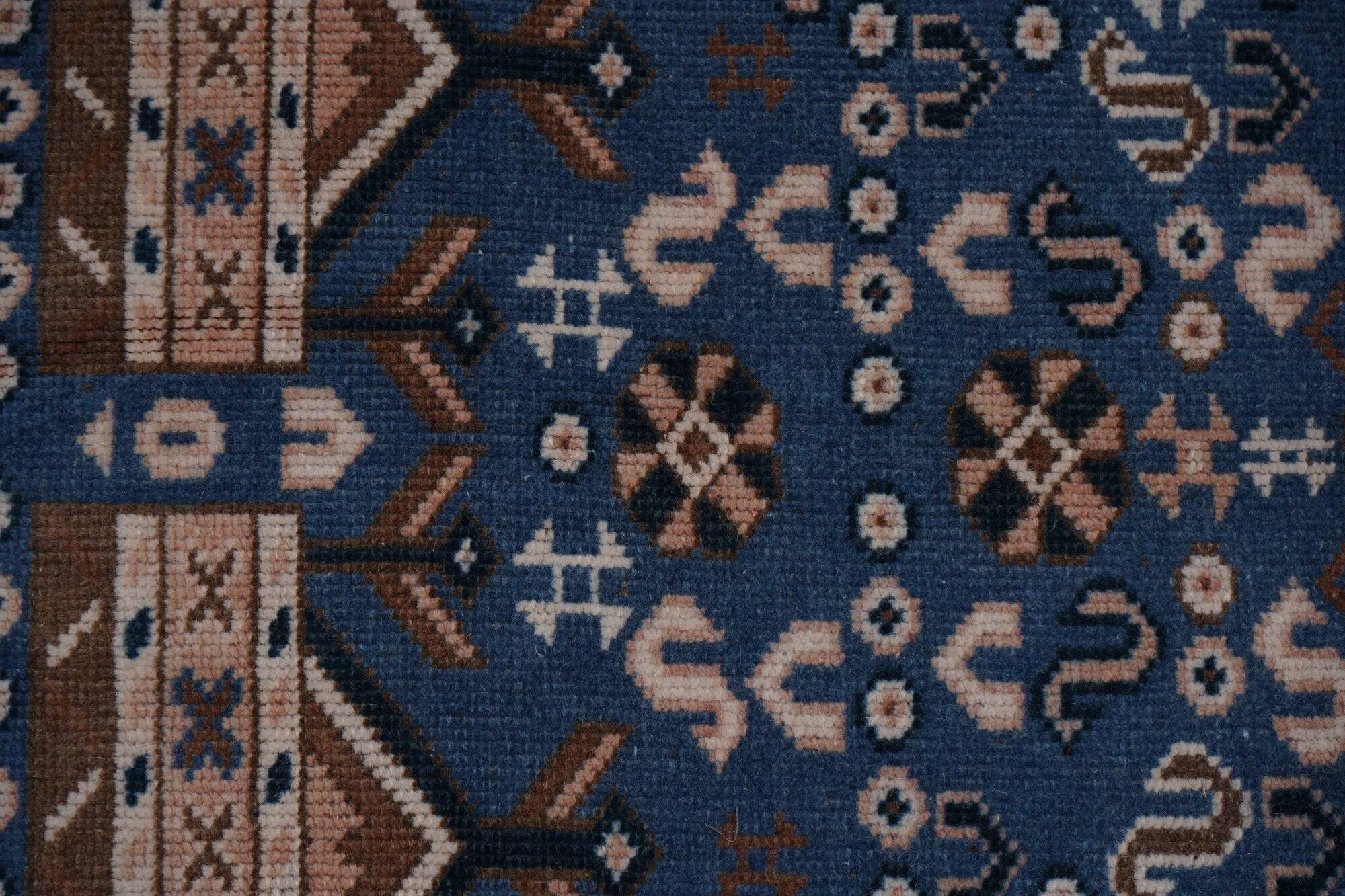 Vintage Turkish Oushak rug 143x247 cm