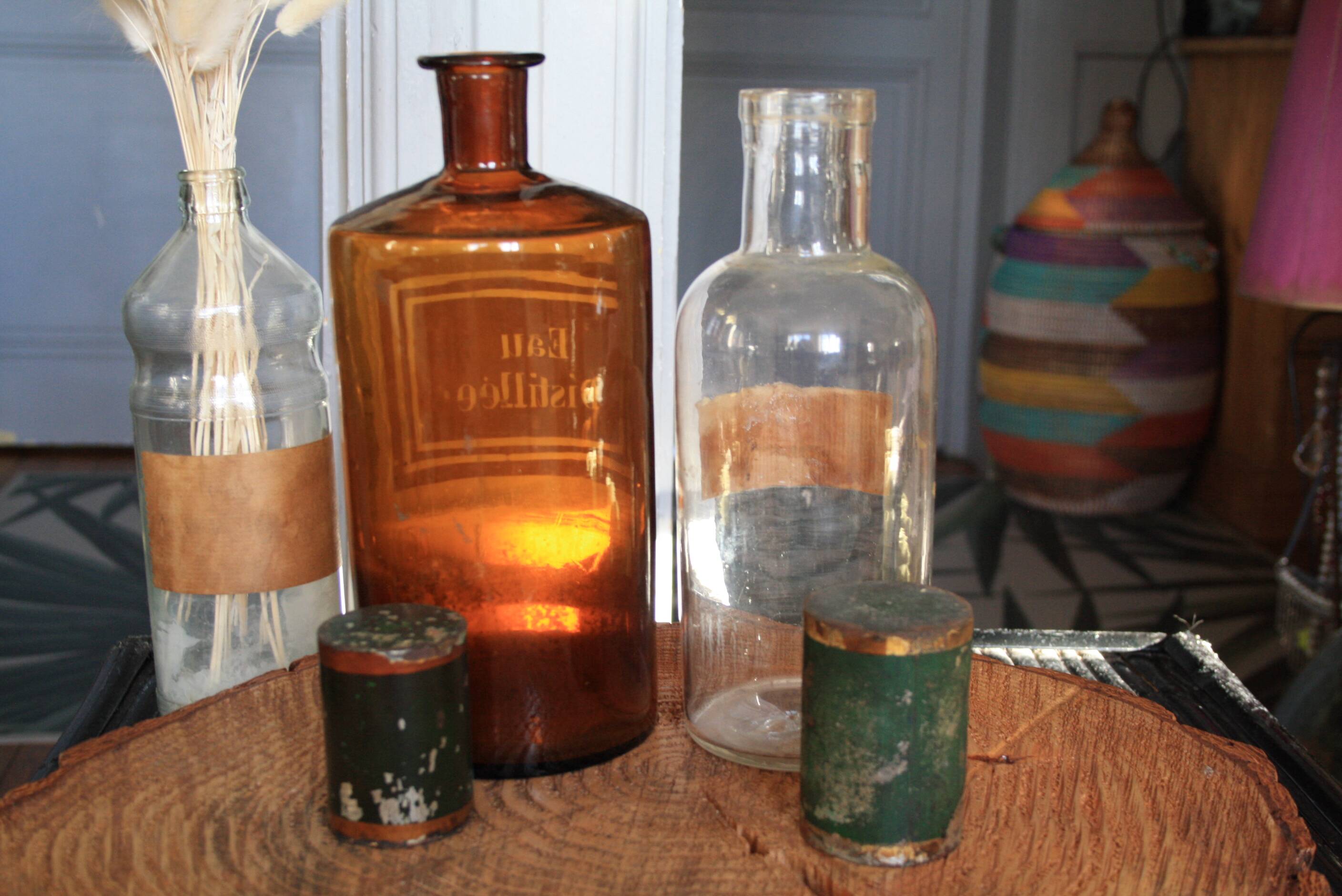Lot of medicine bottles