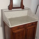 Toilet furniture, hairdresser 1900 marble