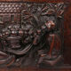 Gothic Hand Sculpted Panel in Oak, Belgium, 17th Century