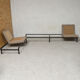 Corner lounge with 3-seater sofa, 2-seater sofa and corner table