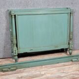 Directoire period center bed in lacquered wood