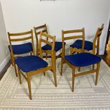 Set of 5 Scandinavian chairs from the year .