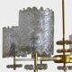Glass and Brass Chandelier – Kalmar Design (Austria) - Circa 1960