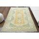 Vintage Turkish Oushak Handmade Wool Cotton Beige Area Rug 162x242
