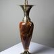 Large decorative onyx and gold metal cassolette, Italy 1960s-70s.