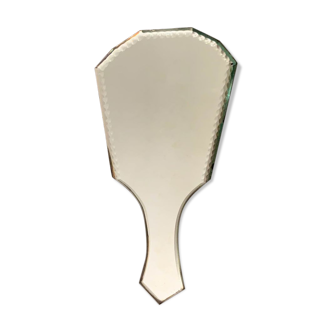Vintage hand-facing mirror