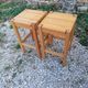 Pair of stools. Vintage