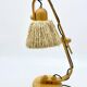 Lampe articulée en bois et corde, années 70