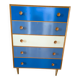 5-drawer wooden and formica chest of drawers Meredew Furniture