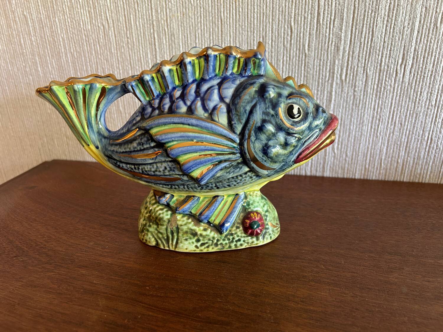 Ceramic fish vase