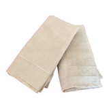 Set of two hemp pillowcases