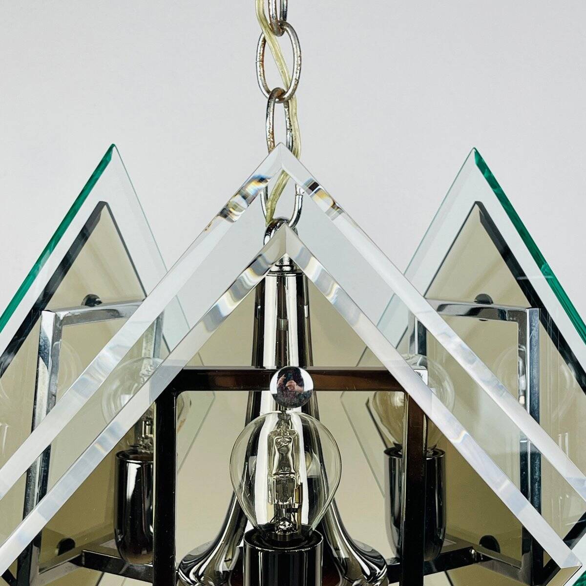 Art glass pendant by Fontana Arte, Italy, 1970s