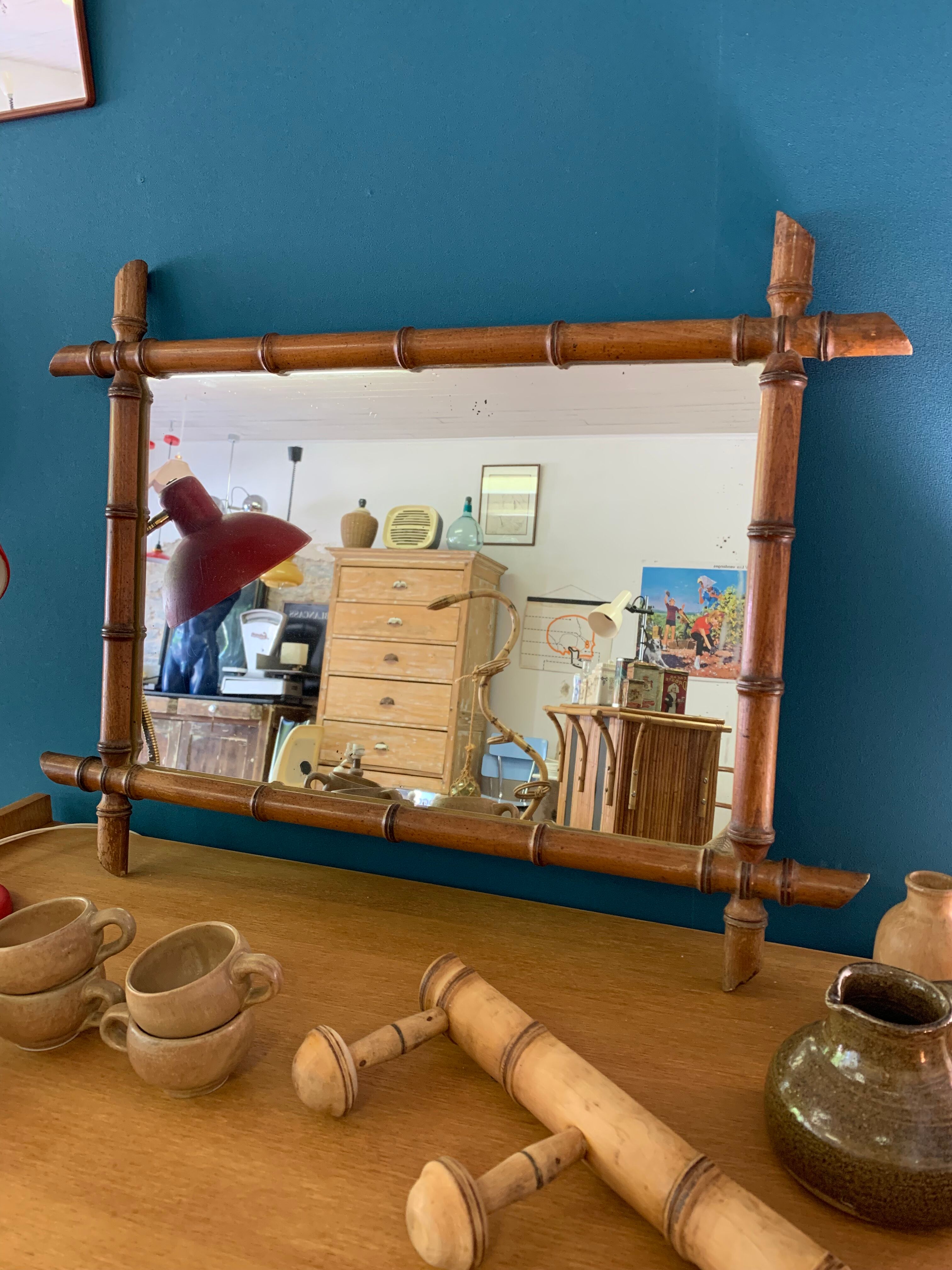 Bamboo mirror